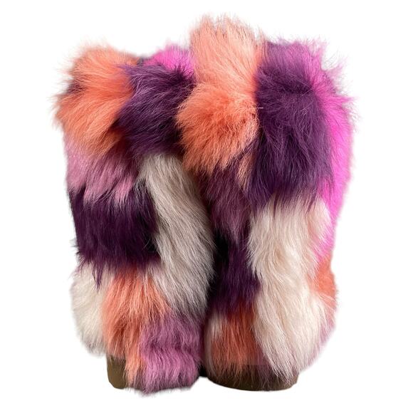 NWOT UGG Women’s Shag It Crazy Sun Kiss Patchwork Winter Boot Size US 6 - Picture 8 of 10